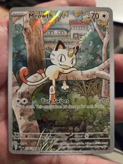 Meowth 106/094 Me02: Phantasmal Flames Holo Near Mint English Pokemon TCG NM - Image 1