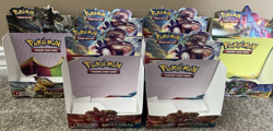 11x EMPTY Assorted Pokemon TCG Sword & Shield Booster Boxes w/ EVOLVING SKIES !! - Image 2