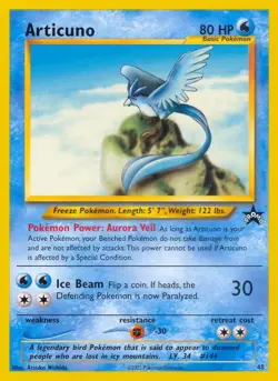 Pokemon TCG - Articuno - 48 - Rare - Black Star Promo [Moderately Played] - Image 1
