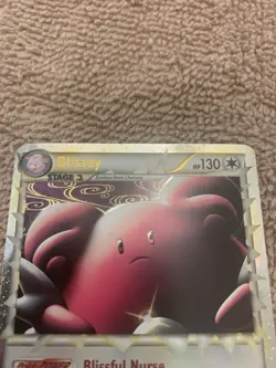 Pokemon Blissey (Prime) 106/123 Heartgold & Soulsilver Ultra Rare Holo LP-NM - Image 2