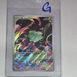 (G) Bulbasaur 133/132 IR Stamped Evolution Box Topper PROMO 2025 Pokemon - Image 3