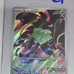 (G) Bulbasaur 133/132 IR Stamped Evolution Box Topper PROMO 2025 Pokemon - Image 5