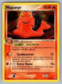 Magcargo Uncommon Unseen Forces 41/115 Pokemon NM - Image 1