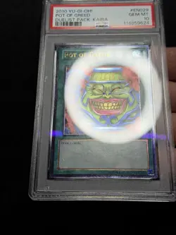 PSA 10 Yugioh Pot of Greed #DPKB-EN029 Duelist Pack Kaiba Ultimate Rare - Image 3