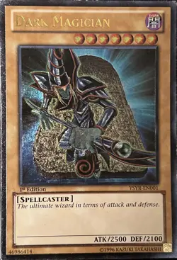Dark Magician YSYR-EN001 1st Edition Ultimate Rare LP - Image 1