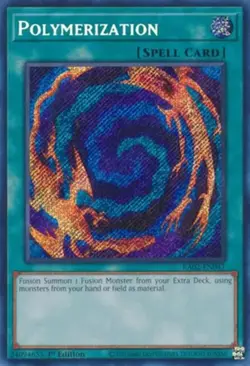 x3 Polymerization - RA02-EN047 - Secret Rare - 1st Edition Yu-Gi-Oh! M/NM - Image 1
