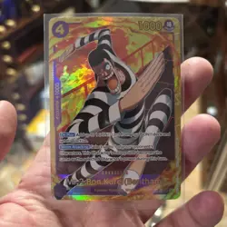 One Piece TCG Mr.2 Bon Kurei (Bentham) EB01-061 SEC PRB02 Secret Rare English - Image 2