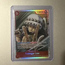Trafalgar Law OP14-009 One Piece The Azure Sea's Seven Super Rare Near Mint - Image 1