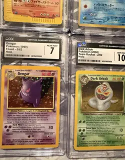 Pokemon Vintage Holo Graded Slab Lot CGC Approved Cards - Image 4
