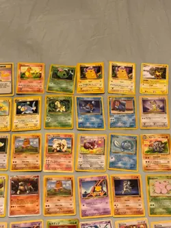 36 Vintage Pokemon Card Lot Pikachu Charmander Squirtle Eevee WOTC Era - Image 4