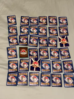 36 Vintage Pokemon Card Lot Pikachu Charmander Squirtle Eevee WOTC Era - Image 5