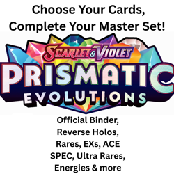 Pokemon SV8.5 Prismatic Evolutions: Choose Your Card, Complete Your Master Set! - Image 1