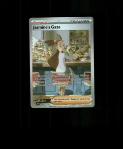 Fan-ART READ DESCRIPTION BELOW HOLO Jasmine Card Jasmine Pokemon Card p2 - Image 1