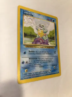 Squirtle 63/102 Base Set Regular Pokemon Card Pristine D9 - Image 5