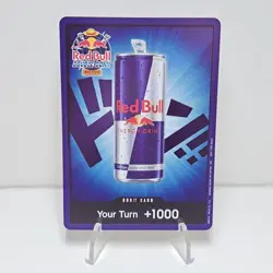 One Piece Red Bull DON 1k Normal Blue Single Card Promo Foil Tournament Event - Image 1