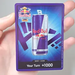 One Piece Red Bull DON 1k Normal Blue Single Card Promo Foil Tournament Event - Image 3