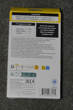 New & Sealed! One Piece Card Game: Egghead Starter Deck ST-29 English Bandai - Image 2