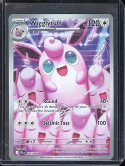 Wigglytuff Pokemon Card (Phantasmal Flames 105/094) Illustration Rare - Image 1