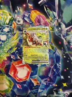 Forretress Ex Pokemon Prize Pack Series 4 Promo Pokemon Card NM/LP Play Stamp - Image 1