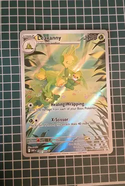 Pokemon Leavanny 089/086 Sv: White Flare Illustration Rare Holo TCG English Card - Image 1