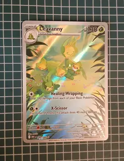 Pokemon Leavanny 089/086 Sv: White Flare Illustration Rare Holo TCG English Card - Image 2