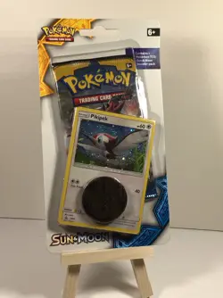 Sun and Moon Base Checklane Blister Booster Pack Pokemon Trading Card Game TCG - Image 1