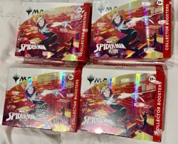 Lot (4) Magic: The Gathering Spider-Man Collector Booster Box Display MTG SEALED - Image 1