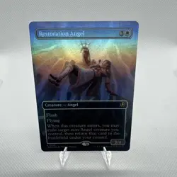 Restoration Angel -Borderless Foil- mtg Innistrad Remastered Rare Angel INR NM/M - Image 1
