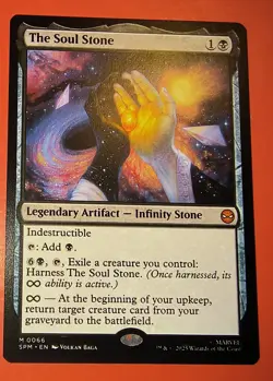 MTG: SPIDER-MAN: THE SOUL STONE, 0066 MYTHIC, REGULAR FINISH, NM, SPM,UNPLAYED - Image 1