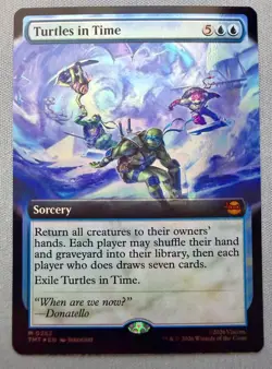 Turtles in Time (Extended Art) *FOIL* NM - Teenage Mutant Ninja Turtles MTG #263 - Image 1