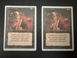 🔥 MTG Demonic Tutor (Revised Edition) (LP) 🖤 selling separately, available 2 - Image 1