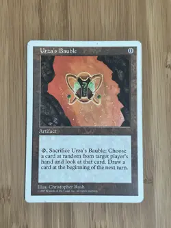 MTG Magic the Gathering Urza’s Bauble Fifth Edition LP - Image 1