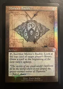 Magic The Gathering: Mishra's Bauble (schematic) Foil #97 - Image 1