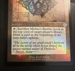 Magic The Gathering: Mishra's Bauble (schematic) Foil #97 - Image 2