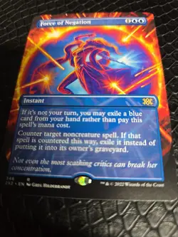 Force of Negation (Borderless) - 346 (Double Masters 2022) - Near Mint NM - Image 1