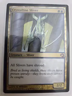 mtg, Crystalline Sliver Premium Deck Series: Slivers Foil NM - Image 1