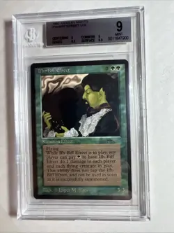 MTG Arabian Nights Ifh-Biff Efreet BGS 9 Quad++ Mint w/ x2 9.5 subs 1993 - Image 1