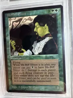 MTG Arabian Nights Ifh-Biff Efreet BGS 9 Quad++ Mint w/ x2 9.5 subs 1993 - Image 3