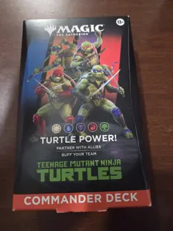 Teenage Mutant Ninja Turtles Commander Deck Turtle MTG New Sealed - Image 1