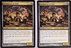 MTG x2 ARCHITECTS OF WILL 2x NM-MINT Alara Reborn ARB (Free Shipping!) EDH Magic - Image 1