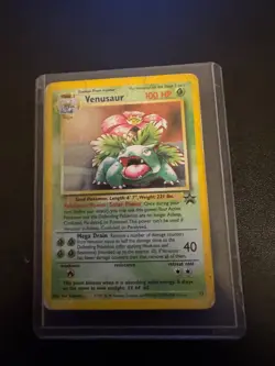 1999 Pokemon WOTC Black Star Promo Venusaur #13 Holo HP Heavy Play Vintage - Image 1