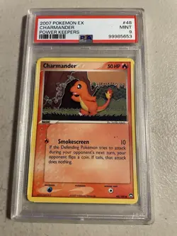 2009 POKEMON EX POWER KEEPERS CHARMANDER 48/108 PSA 9 MINT - Image 1