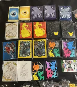 Pokemon Tcg Card Sleeves Coins & Pin Lot W/ Extras Evolving skies, Celebrations - Image 3
