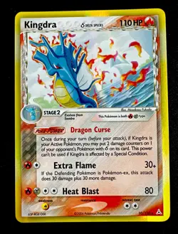 Kingdra 10/110 NM Delta Species Holo Pokemon TCG Holon Phantoms Card Near Mint - Image 1