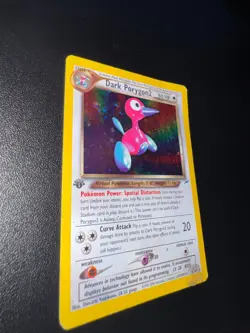 Dark Porygon2 8/105 1st Edition Holo Pokemon Card Neo Destiny WOTC Played - Image 2