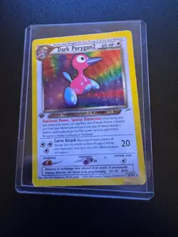 Dark Porygon2 8/105 1st Edition Holo Pokemon Card Neo Destiny WOTC Played - Image 3