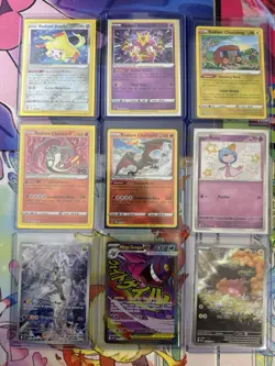Pokemon cards radiant full art EX holo foil 9 card lot - Image 1