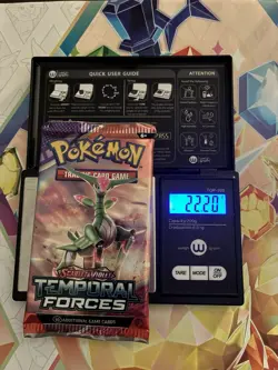 Heavy! 22.20g Pokemon Sealed Temporal Forces Booster Pack - Image 1