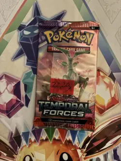 Heavy! 22.20g Pokemon Sealed Temporal Forces Booster Pack - Image 2