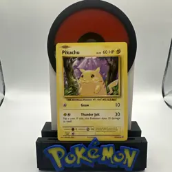 Pikachu 58/102 Base Set Unlimited Pokemon TCG 1999 NM - Image 1